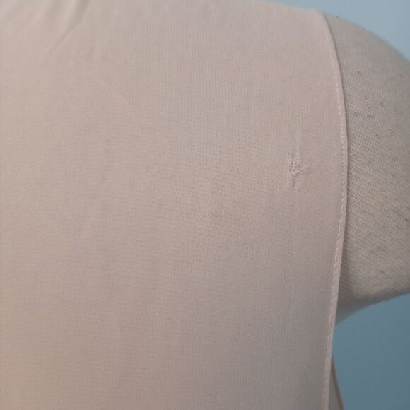 Symphony Of Venus Sheer Chiffon Covers Sweatheart Bodice Gown Blush Sze 12 Blush - Picture 9 of 13